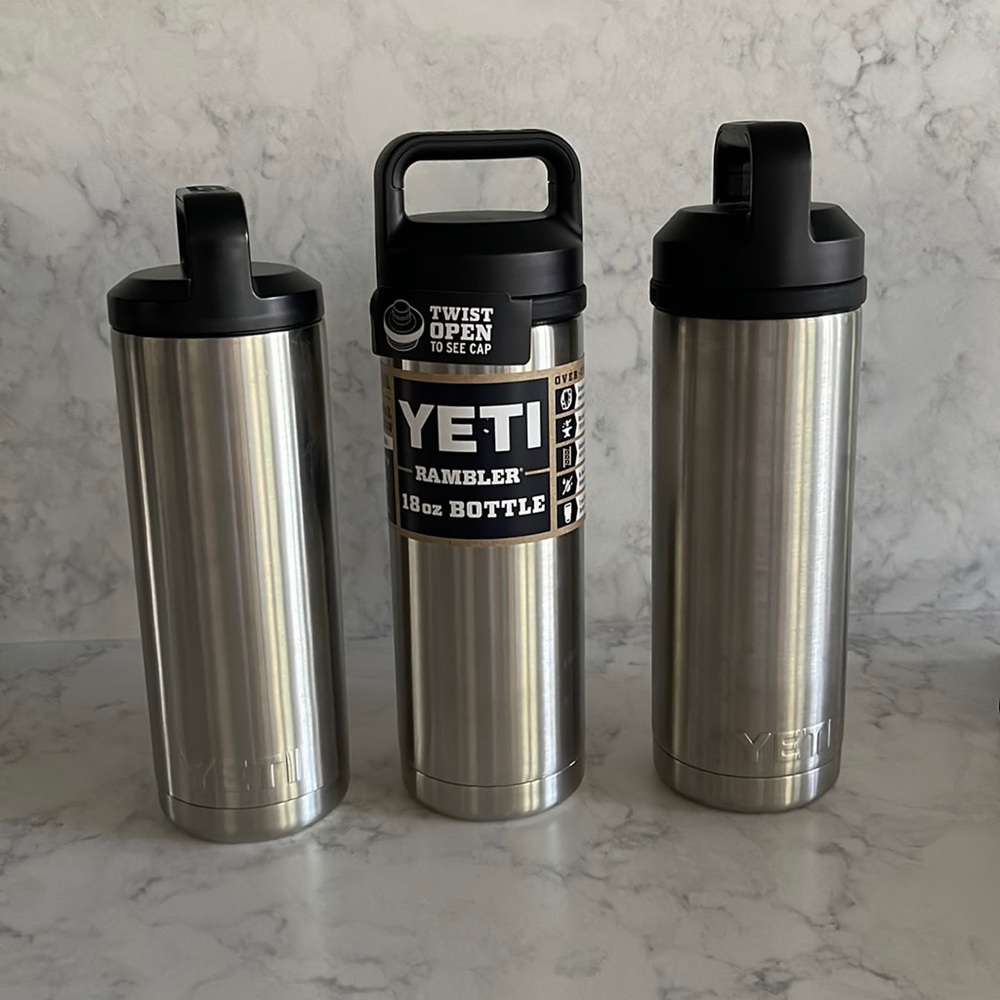 3 Yeti ramblers